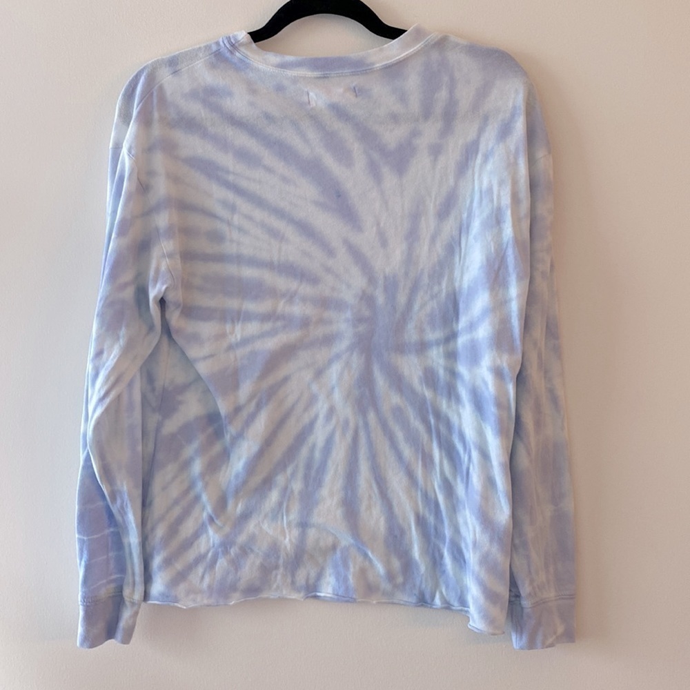 LACAUSA Long Sleeve Crewneck in Lavender Swirl - Picture 8 of 9